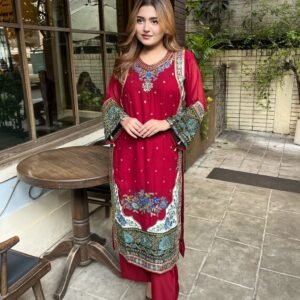 Stylish Ready-to-Wear Ethnic 2-Piece Set